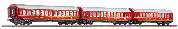 Set of 3 Sleeping Passenger cars type Y "Tourex"<br /><a href='images/pictures/Tillig/01483.jpg' target='_blank'>Full size image</a>